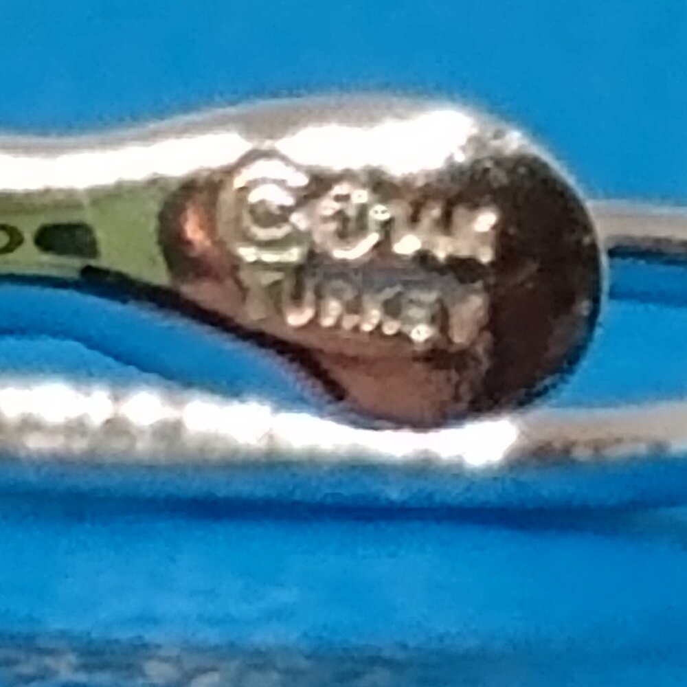 Solid 14k  white gold earrings - Picture 2 of 10